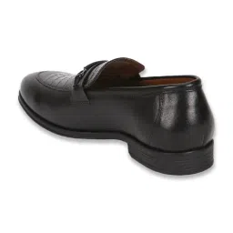 Louis Philippe Men's Black Formal Loafers image 5