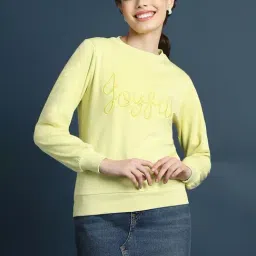 Forever 21 Yellow Embroidered Sweatshirt-picture-21