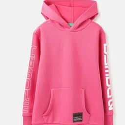 United Colors of Benetton Boys Printed Hooded Sweatshirt image 2