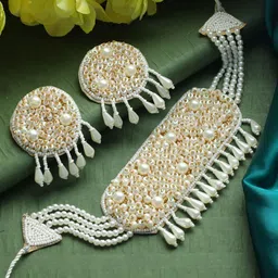 Jazz and Sizzle Beaded & Tasselled Jewellery Set-picture-37