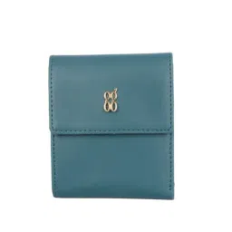 Baggit Teal Small Tri-Fold Wallet for Women-image-59