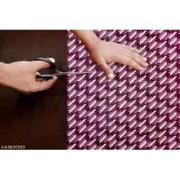 Mopak Decor Pink Set of 1 Regular Shelf Liner Organisers image 4