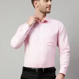 Cantabil Pink Regular Fit Shirt-picture-24