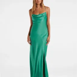Forever New Green Regular Fit Gown-picture-28