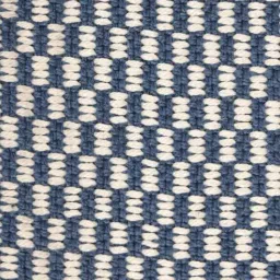 Ariana Blue Cotton Anti-Skid Bathmat (50 X 76 Cm) image 5