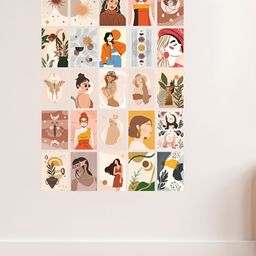 CVANU Multicoloured 6 and more Piece Paper Wall Core-picture-5