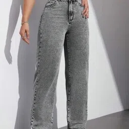 A1TUFF Women Jean Relaxed Fit High-Rise Stretchable Jeans-picture-23