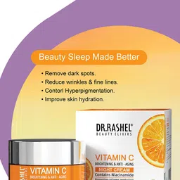 DR.RASHEL Vitamin C Night Cream With Niacinamide-50g image 4