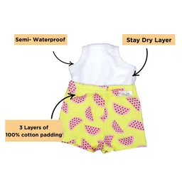 Snugkins Potty Training Shorts for Toddlers,Boys & Girls | 100% Cotton (Size 4, 4-5 Years) - Pack of1 - Watermelon image 4