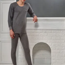 INFERNO Men Striped Thermal Set-image-48