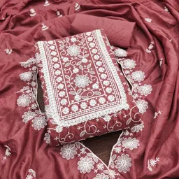 KALINI Embroidered Unstitched Dress Material-picture-45