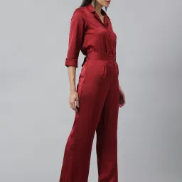 Latin Quarters Maroon Polyester Regular fit Dress image 3