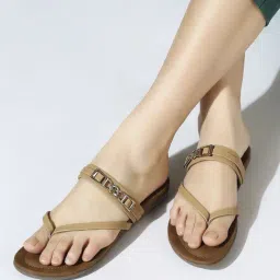 Inc.5 Women's Beige Thong Sandals-picture-31