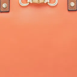 Caprese EVA Orange Solid Medium Tote Handbag image 3