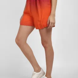 Allen Solly Orange Tie & Dye Shorts image 3