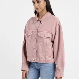 Levi's Pink Cotton Regular Fit Jacket image 3