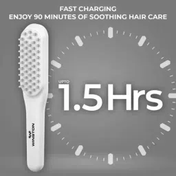 Winston Rechargeable Led Comb for Hair Growth, Vibration Scalp Massage - White image 2