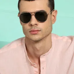 John Jacobs Jj Tints Green Aviator UV ProtectionUnisex Sunglasses image 3