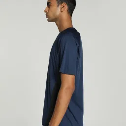 Puma Blue Slim Fit Sports T-Shirt image 3