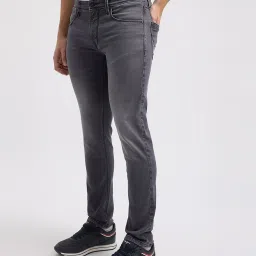 Pepe Jeans Dark Grey Cotton Slim Fit Jeans image 3