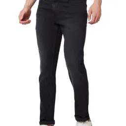 Spykar Black Cotton Comfort Fit Jeans image 3