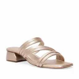 Eridani Women's Mariaa Gold Casual Sandals-image-0