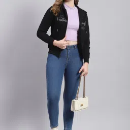 Monte Carlo Black Graphic Print Hoodie image 3