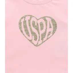 U.S. Polo Assn. Kids Pink Shimmer T-Shirt image 3