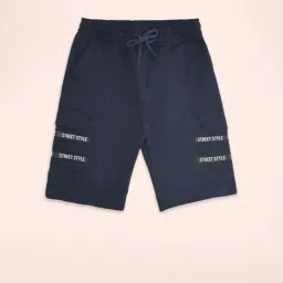 Pantaloons Junior Navy Cotton Printed Shorts-picture-43