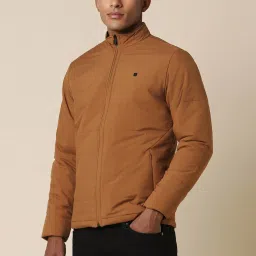 Allen Solly Light Brown Regular Fit Jacket image 3