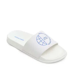 Jack & Jones Men's Bright White Slides image 3