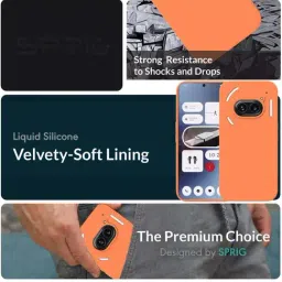 Sprig Back Cover for Nothing Phone 2a (Orange) image 3