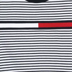 Tommy Hilfiger Kids Desert Sky Striped Regular Fit T-Shirt image 3