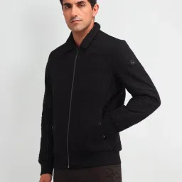Arrow Black Regular Fit Jacket image 3