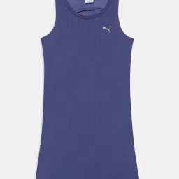 Puma Girls Blue Crystal Logo Casual Dress-picture-28