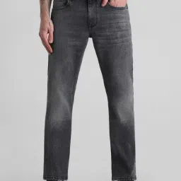 Jack & Jones Black Denim Cotton Regular Fit Jeans-picture-48