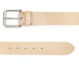 Calvin Klein Jeans Natural Vachett Leather Casual Belt image 3