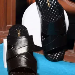 Coolers by Liberty Men's Black Toe Ring Sandals-image-19