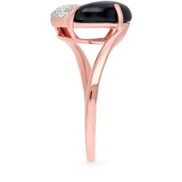 Malabar Gold and Diamonds 18k Rose Gold Diamond Cocktail Ring for Women image 3