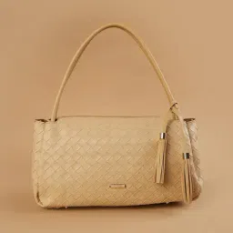 Code by Lifestyle Beige Shoulder Handbag-picture-46