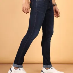 Wrangler Skanders Dark Blue Slim Fit Low Rise Jeans image 3