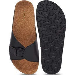 Eridani Women's Adrian Black Casual Sandals image 3