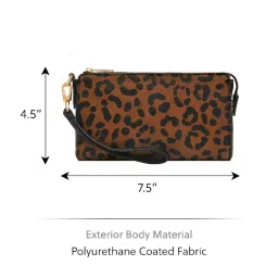Fossil Wristlet Brown & Black Printed Wristlet Wallet for Women image 3