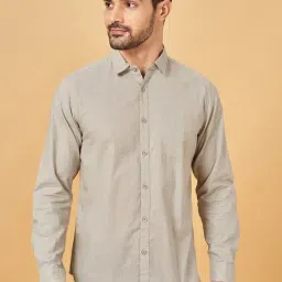 Byford By Pantaloons Grey Slim Fit Shirt-picture-36