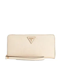 GUESS Beige Textured Zip Around Wallet-image-27