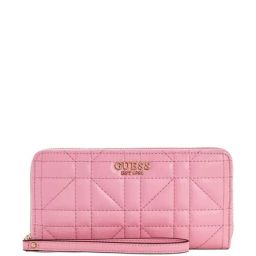 GUESS Pink Quilted Zip Around Wallet-picture-47