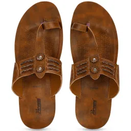 Paragon Men's Tan Toe Ring Sandals image 3
