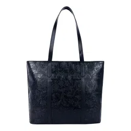 Lino Perros Black Textured Medium Tote Bag image 3