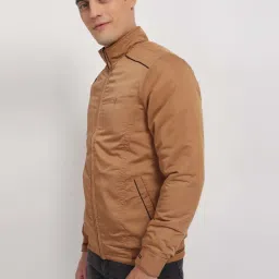 Allen Solly Light Brown Cotton Regular Fit Jacket image 3