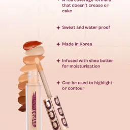 Typsy Beauty Hangover Proof Full Coverage Concealer Baileys 04 - 5.8 gm image 3